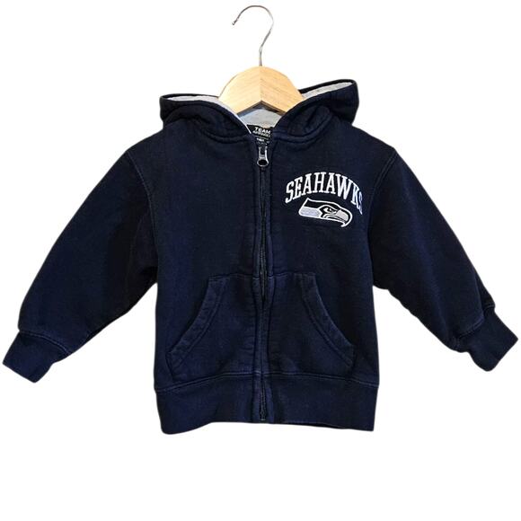NFL Seahawks Team Apparel Sweatshirt Full Zip Seattle Toddler Size 3T - Picture 1 of 5